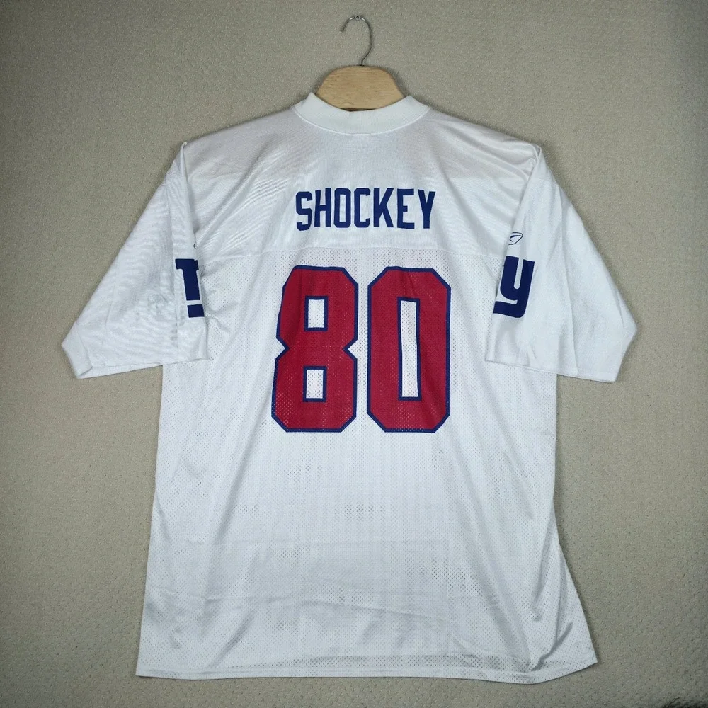 Reebok Authentic NFL Jeremy Shockey Football Jersey VTG New York Giants 2XL Mens